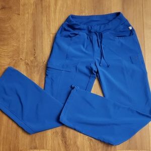 Cherokee Infinity royal blue scrub pants XS